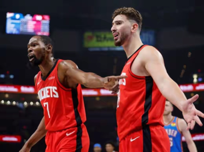 杜兰特或成火箭冲冠失败首离队者 申京长期绑定