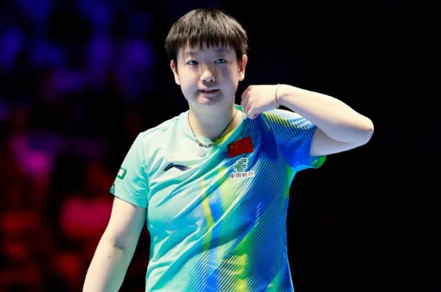 王艺迪力克张本美和晋级八强 孙颖莎逆转蒯曼国